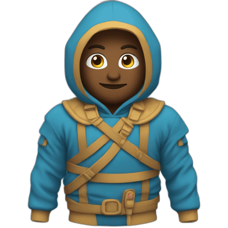 wifi warrior blue hoodie emoji