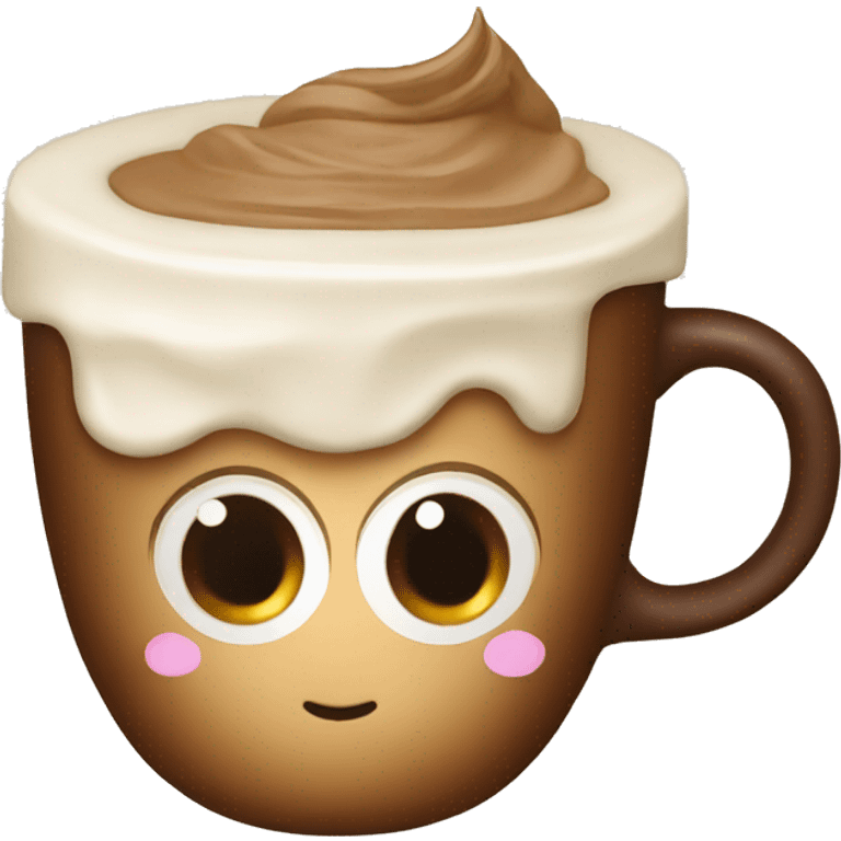 coffee cream emoji