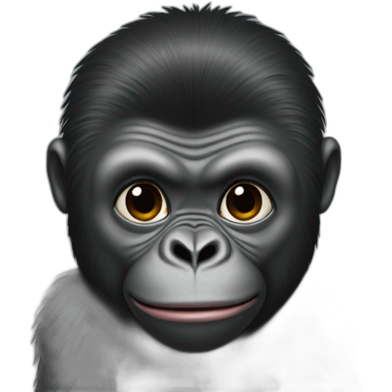 Gorilla with Kim Kardashian emoji