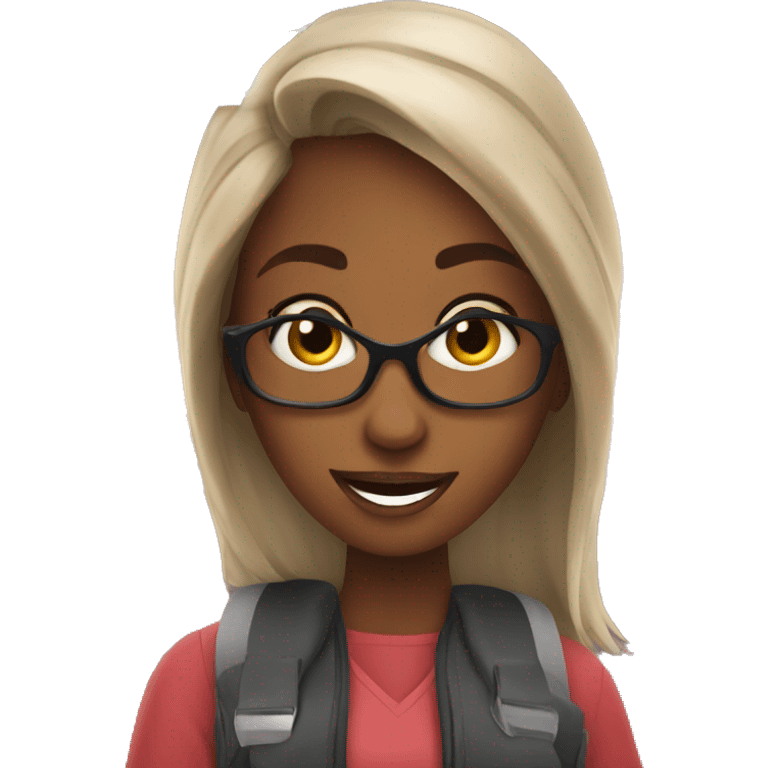 Girl flying to Dubai emoji