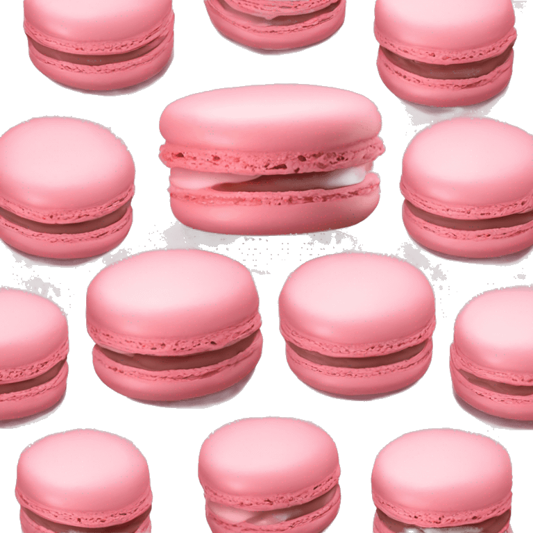 Light pink macaron emoji