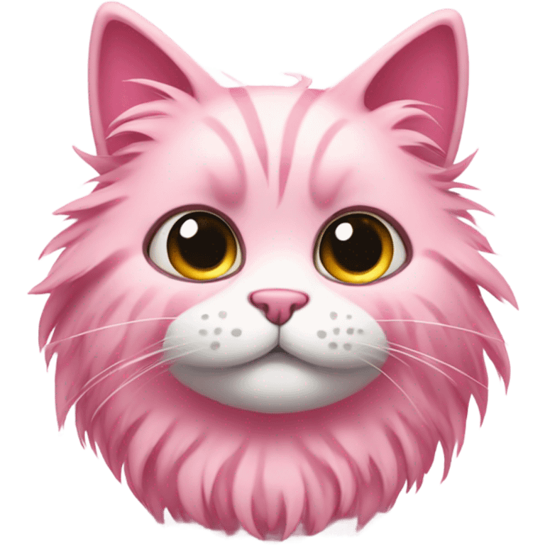 Pink cat emoji