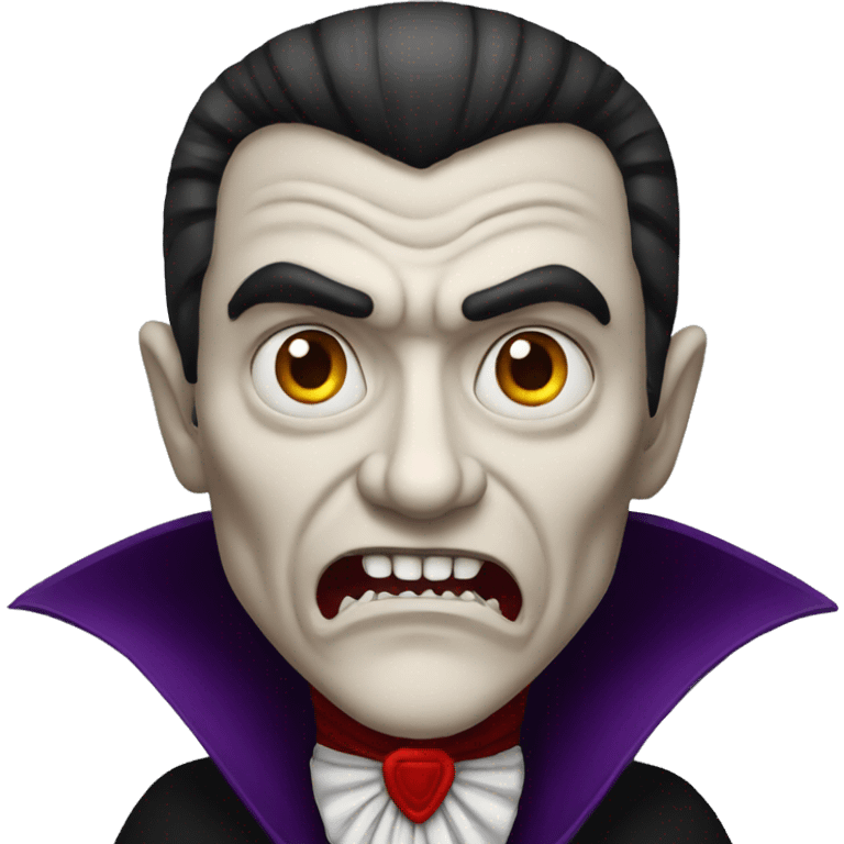 freaky dracula emoji