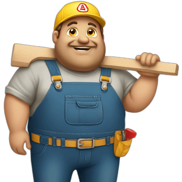 fat carpenter emoji