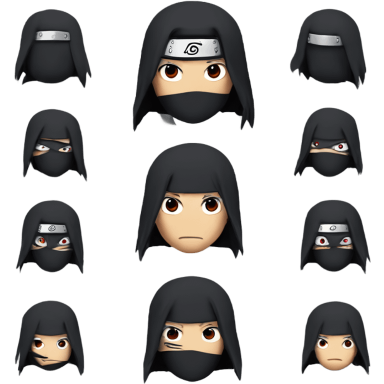 Naruto itachi crow genjutsu emoji