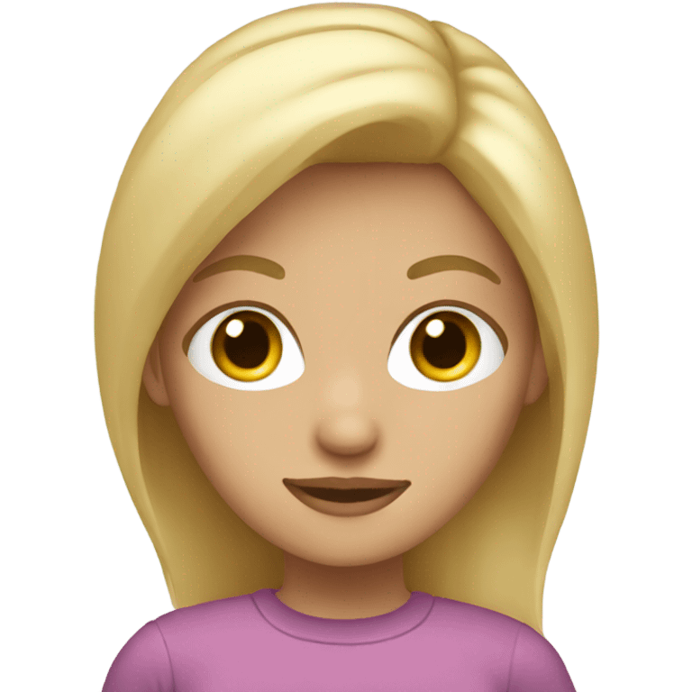 Blonde girl emoji