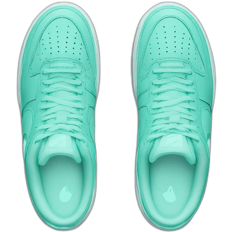 Air force Nike x Tiffany emoji