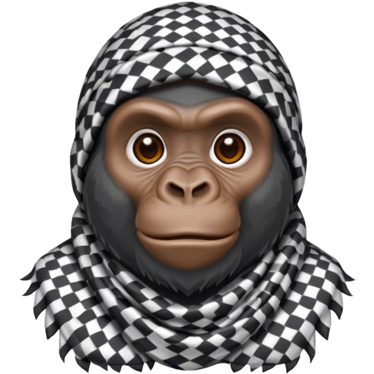 gorilla free palestine emoji