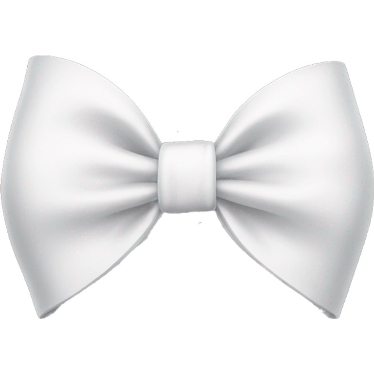 White bow emoji