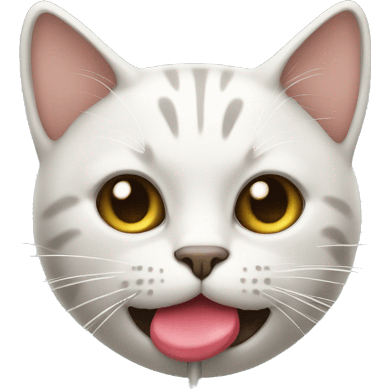 Cat with sucker  emoji