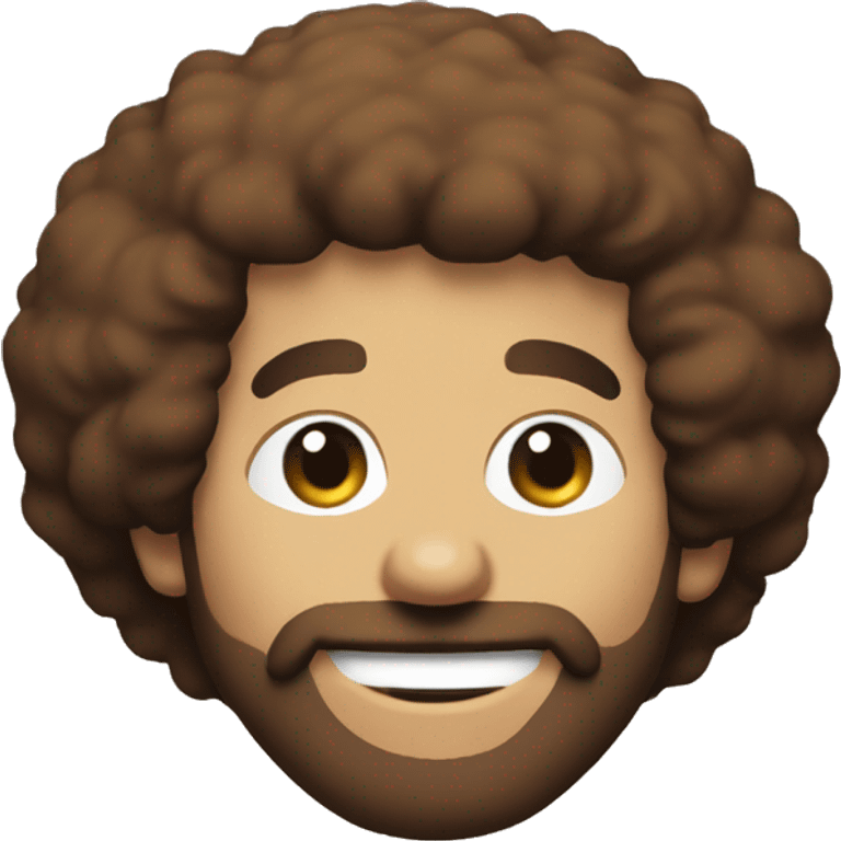 bob ross ina m and m emoji