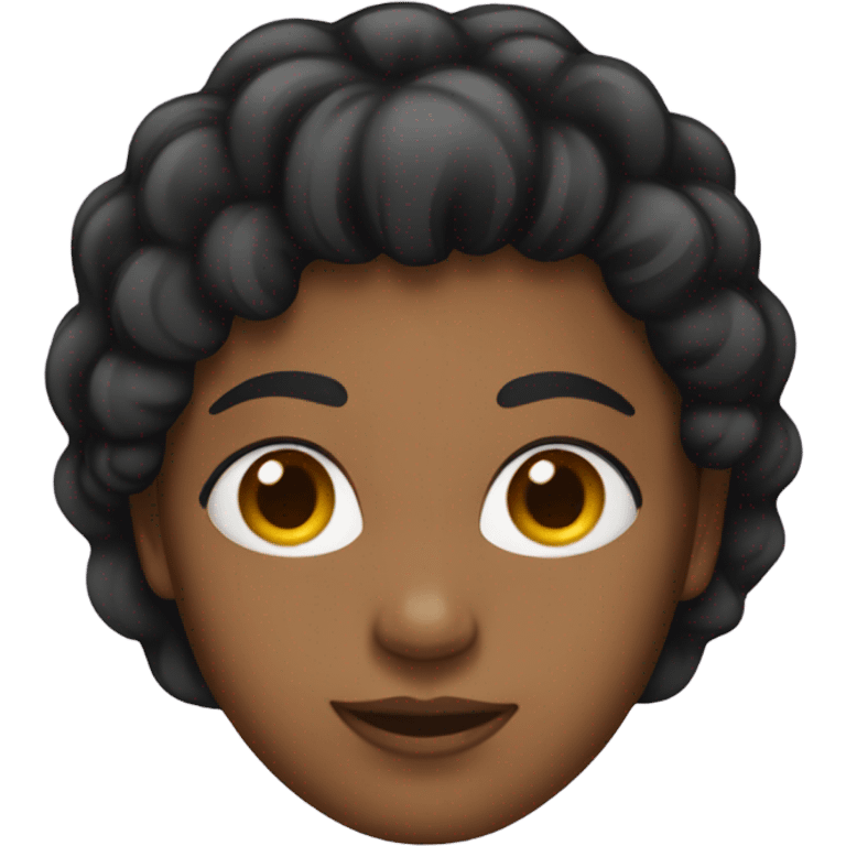 Pelo negro emoji