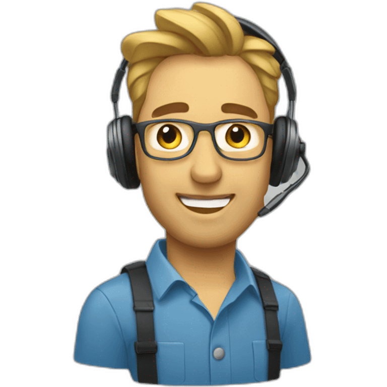 Animateur radio  emoji