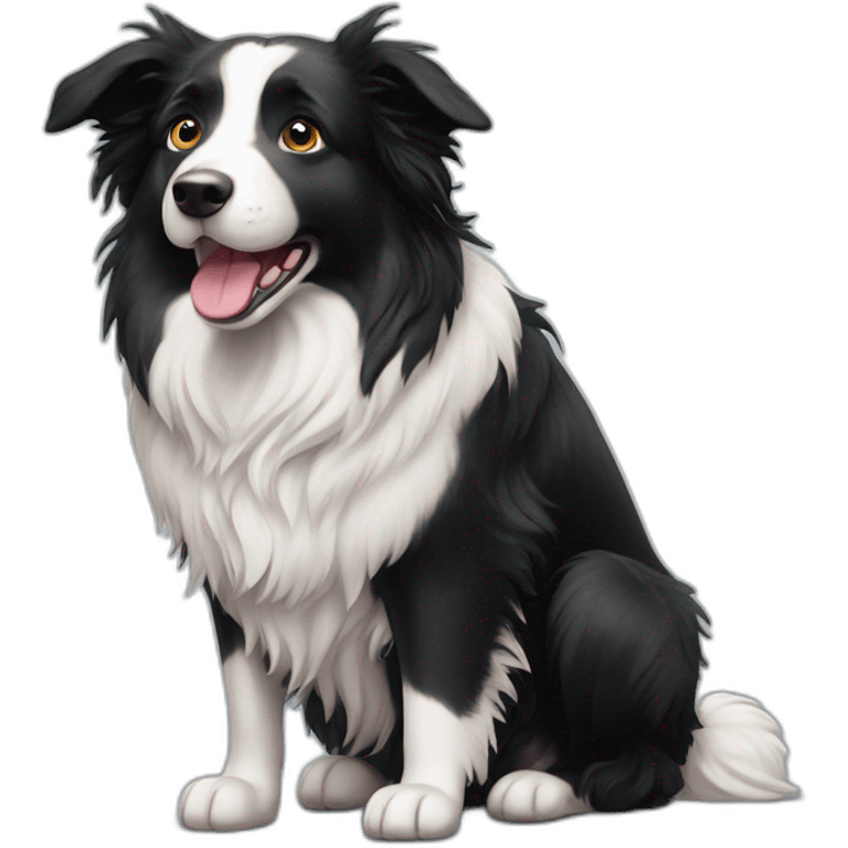 Border Collie sit emoji