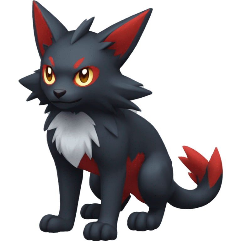 Litten-Zoroark full body emoji