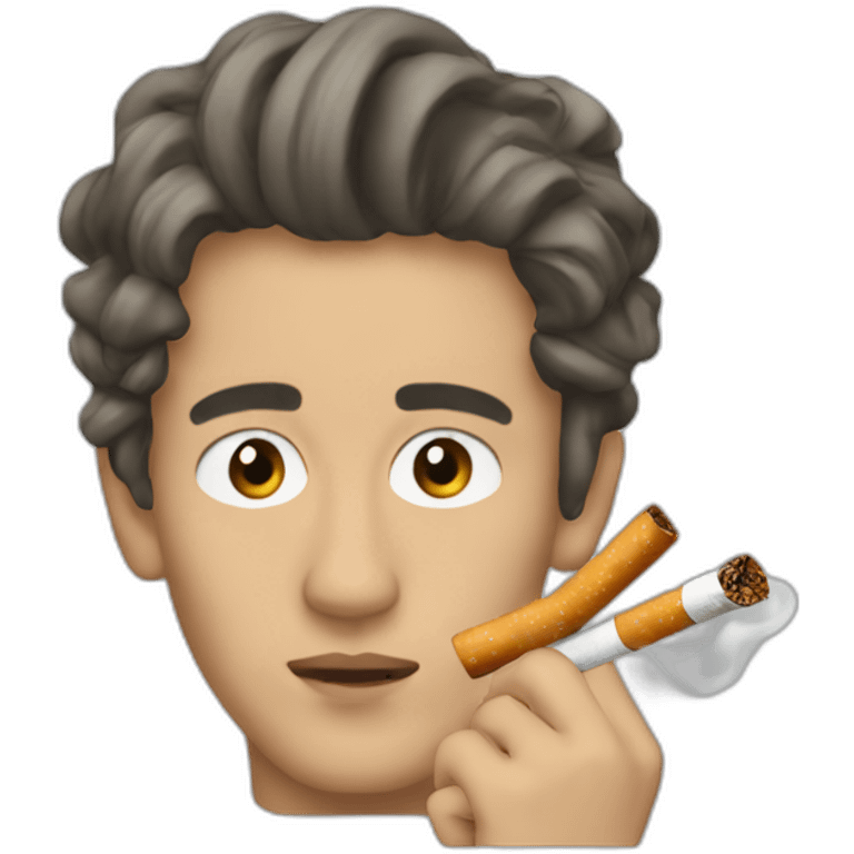 Nekfeu smoke a cigarette emoji