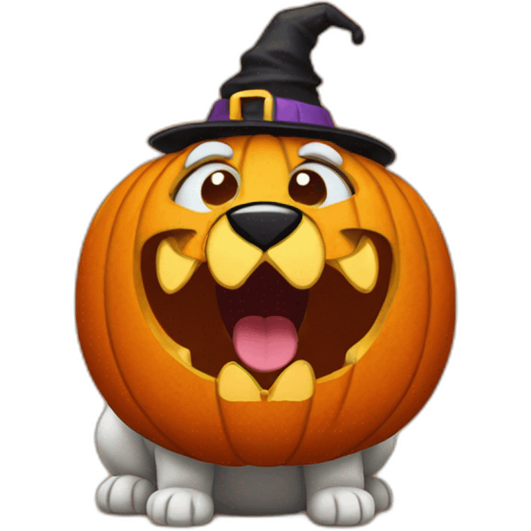 halloween pupkin emoji