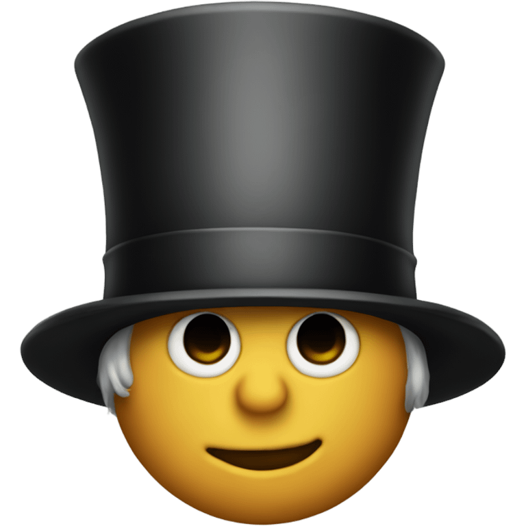 Biden with top hat emoji