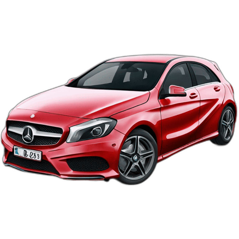 Mercedes a180 2015 red emoji