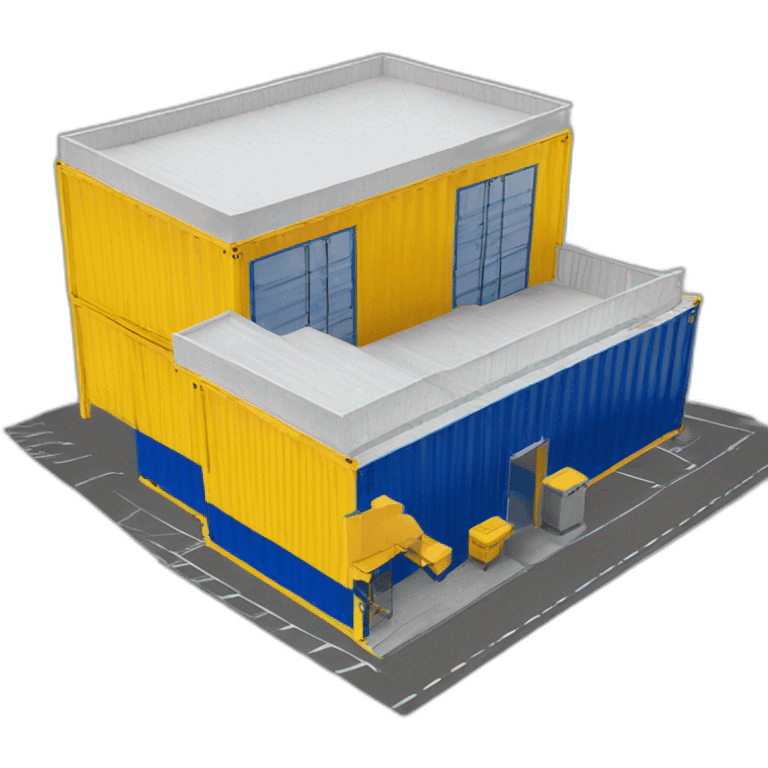 Ikea containers building just like real one emoji