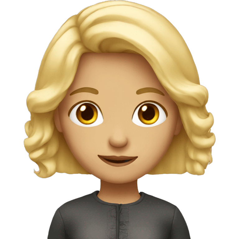 Blond girl  emoji