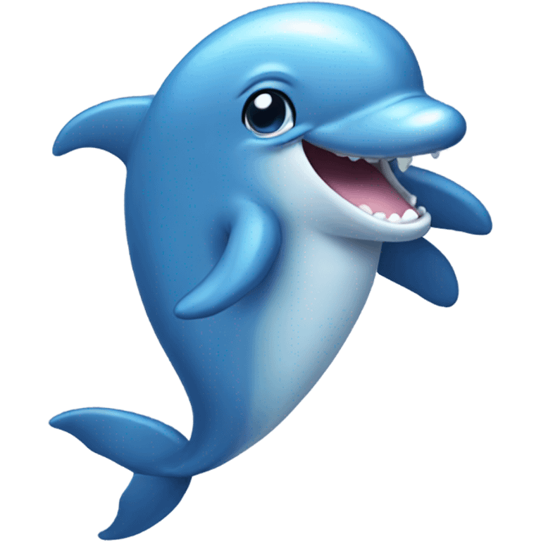 Dancing dolphin emoji