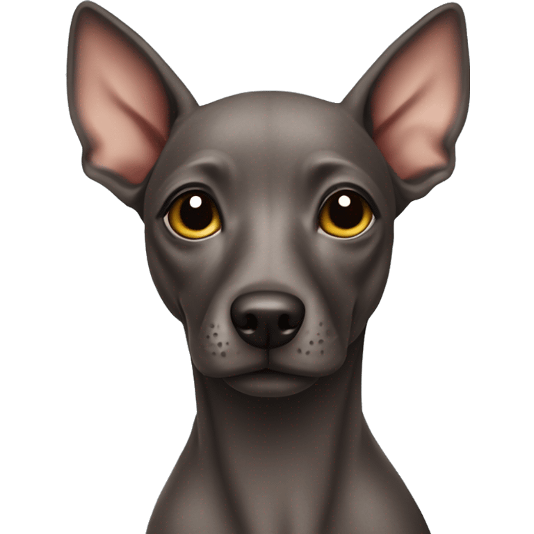 Xoloitzcuintli hairless dog emoji