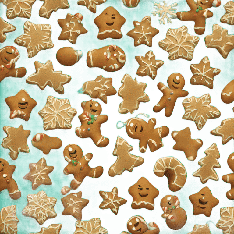 ginger bread christmas emoji