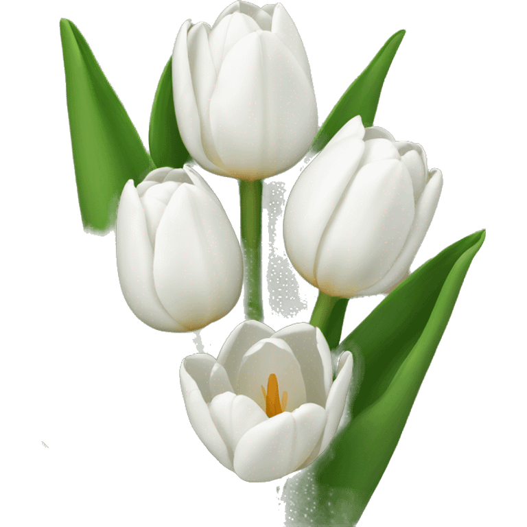 White tulip emoji