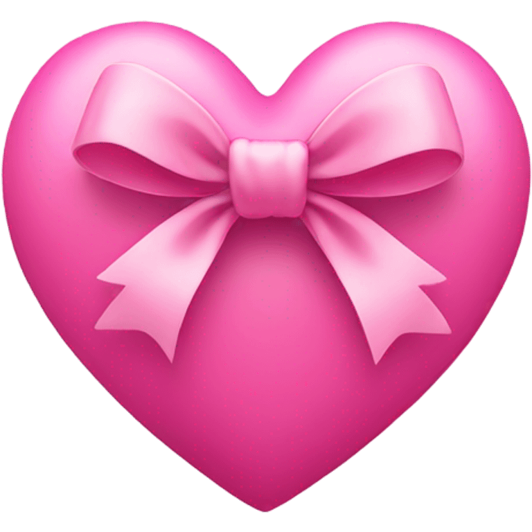 pink heart with a bow emoji