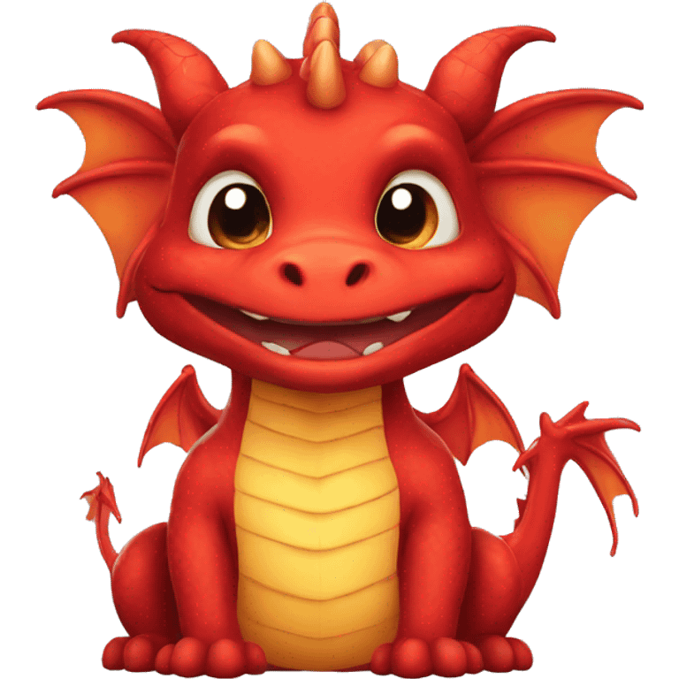 cute red dragon emoji