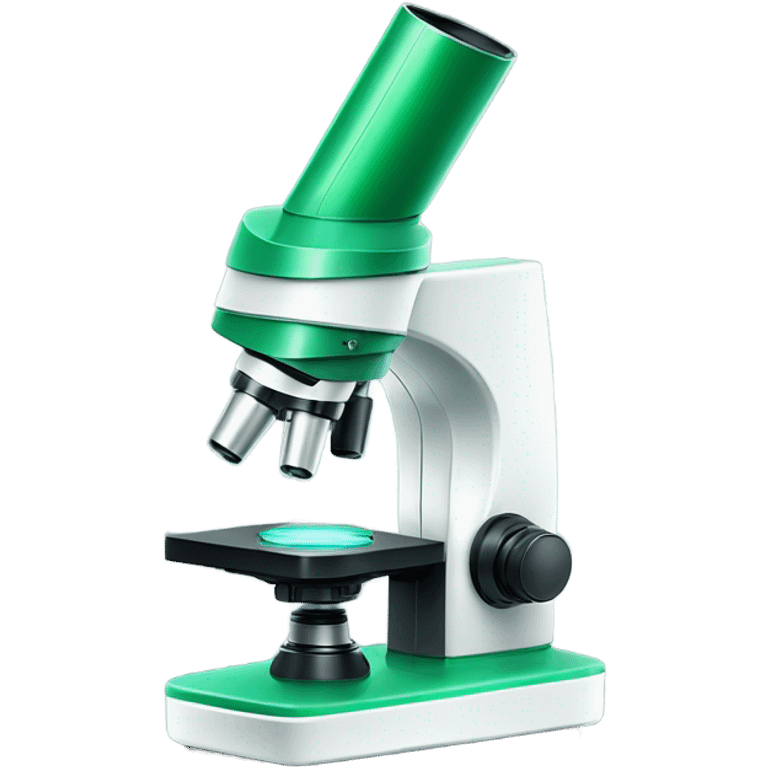 green microscope emoji