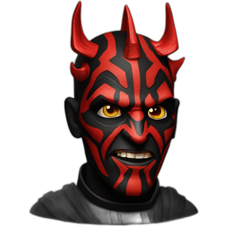 Darth maul as the pope emoji