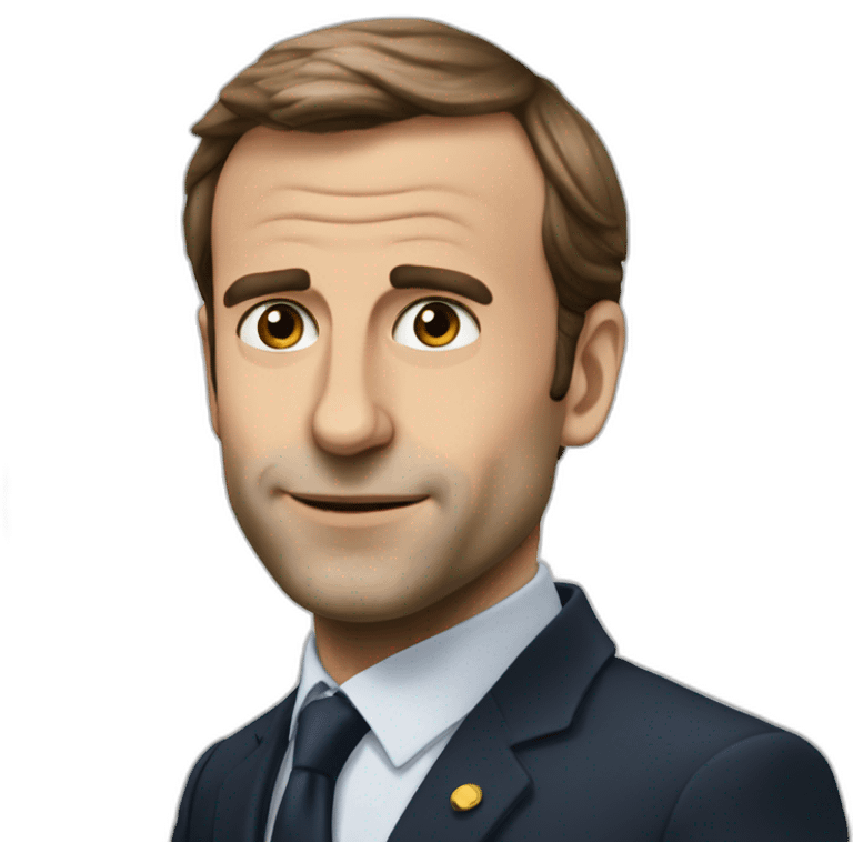 Macron avec melanchon  emoji