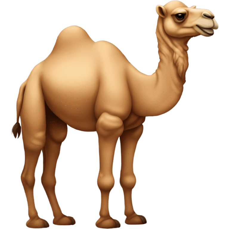 Moody camel emoji