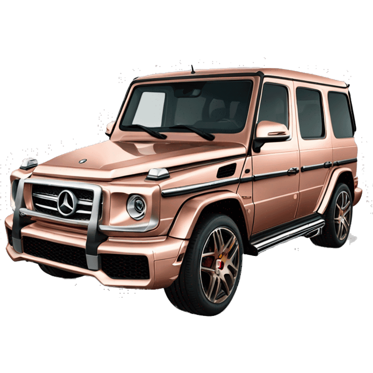 Rose gold G Wagon AMG emoji