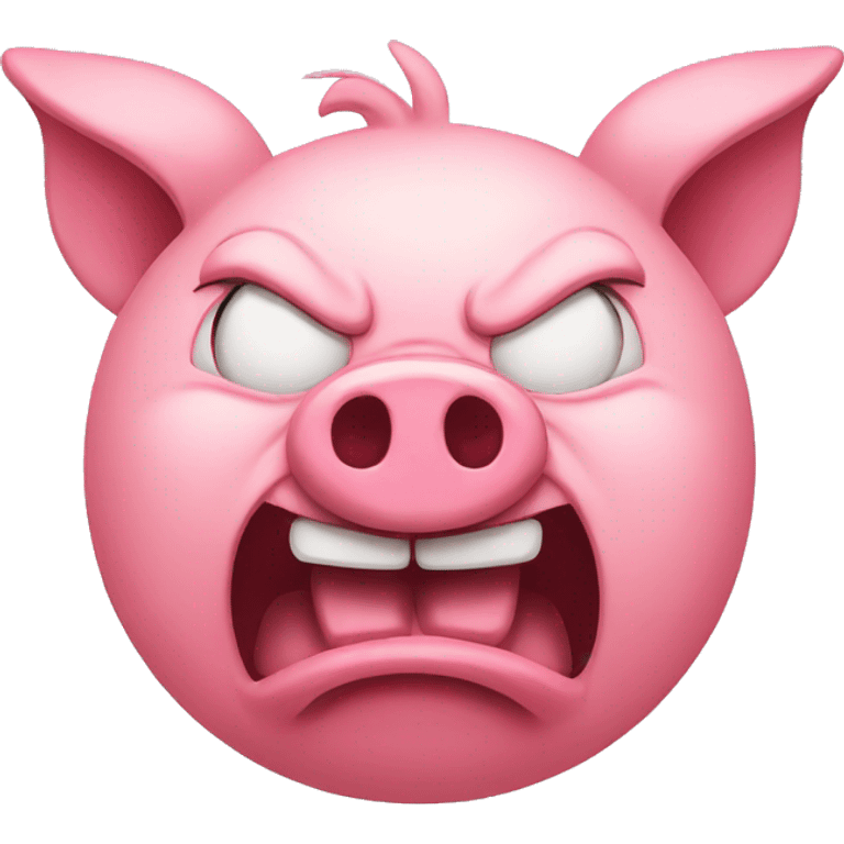 Angry piggy  emoji