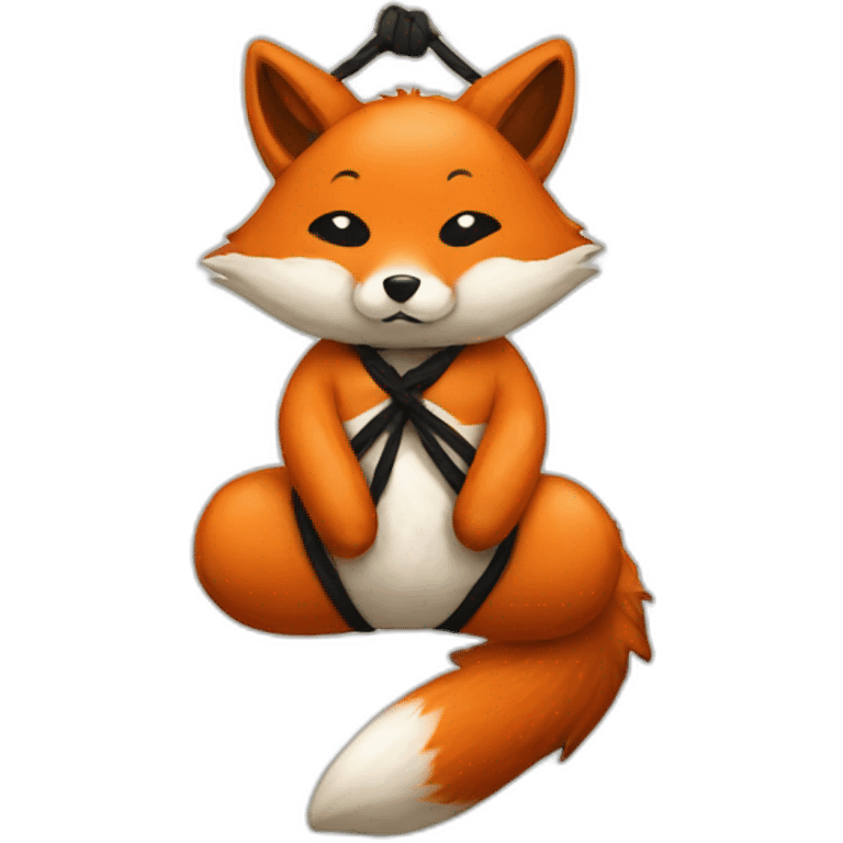 Fox shibari emoji