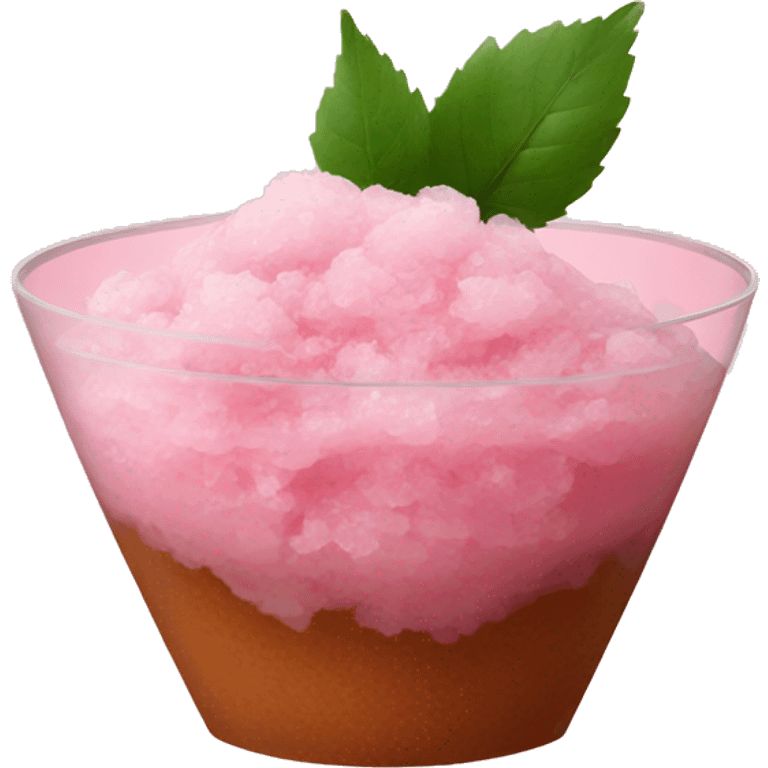 simple rose granita emoji