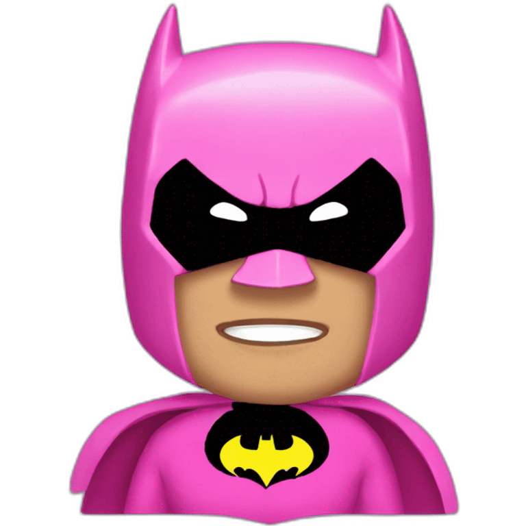 pink batman emoji