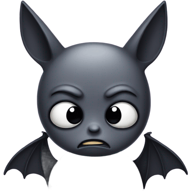 Sad bat emoji