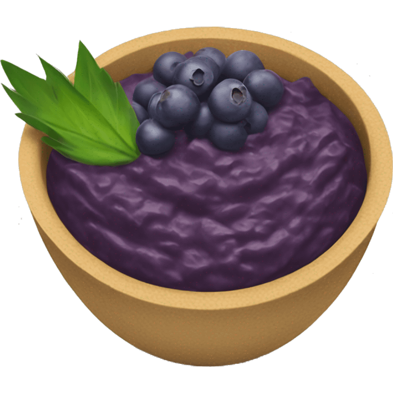 Acai bowl emoji