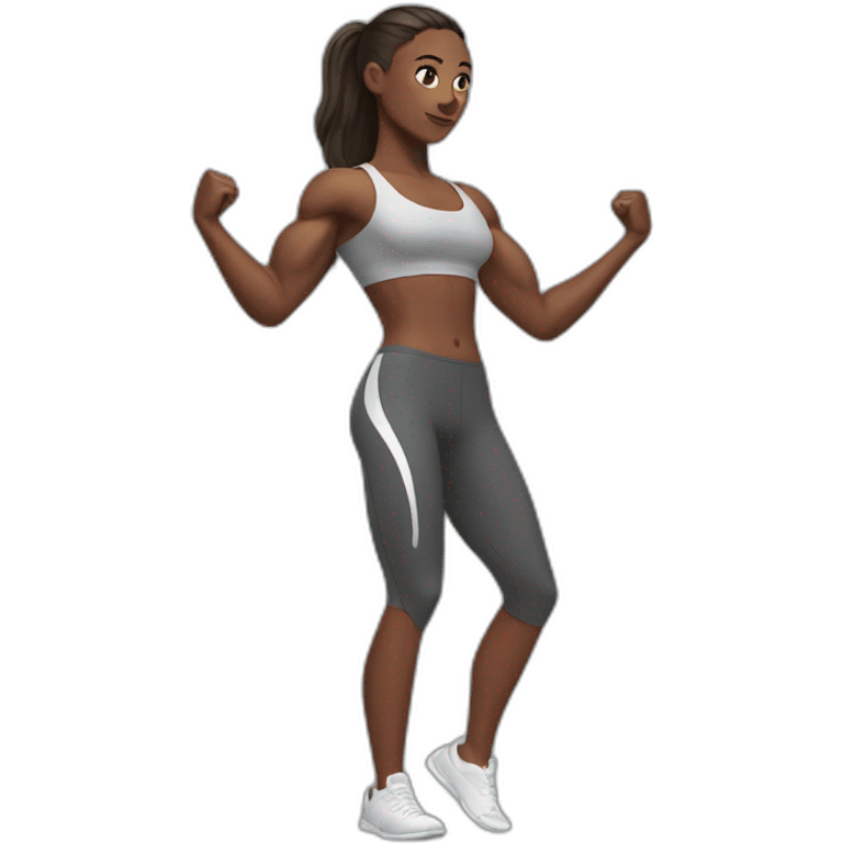 Muscu femme emoji