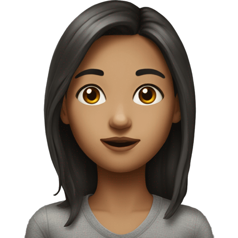 realistic portrait of girl emoji