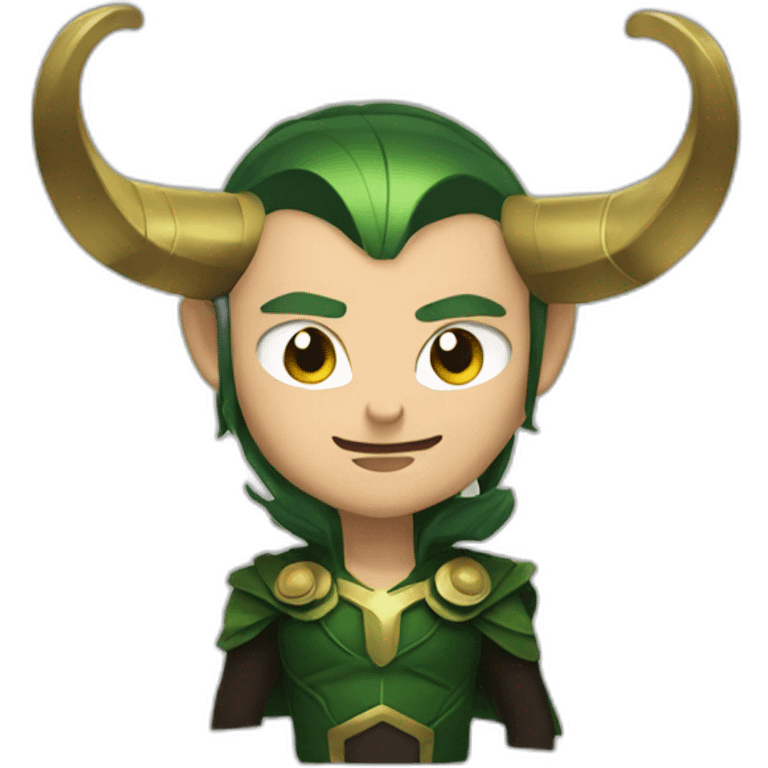 Loki with horns emoji