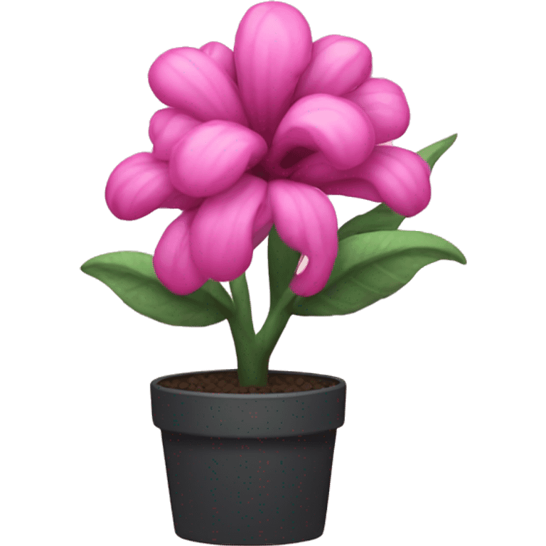 Pink plant emoji