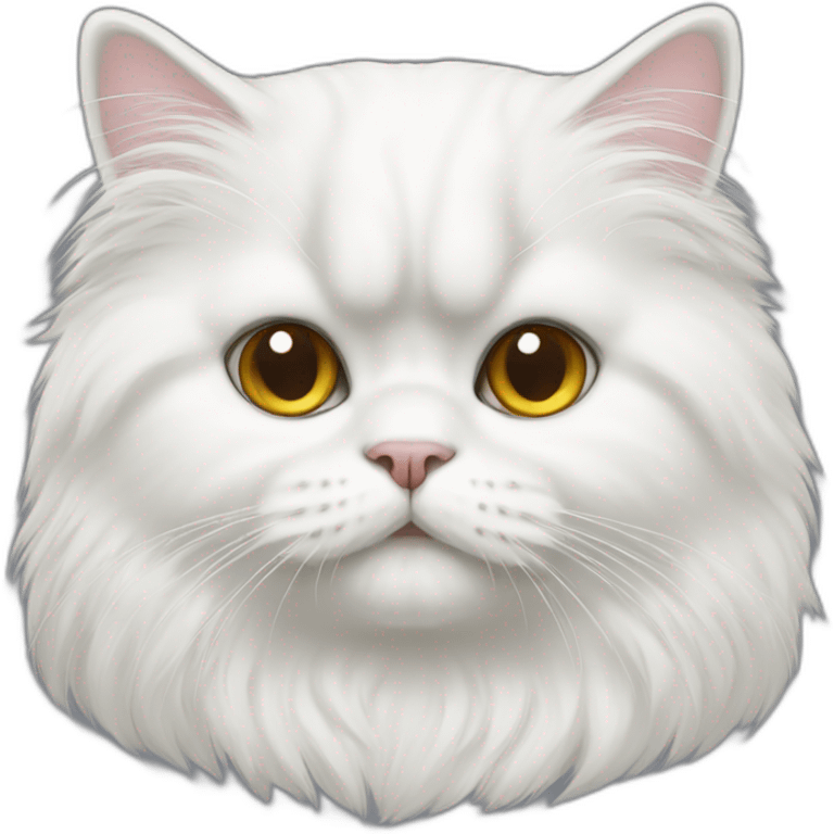 white persian cat emoji