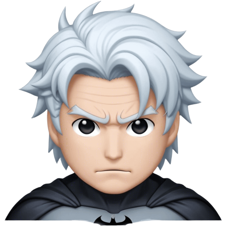 satoru gojo en batman cheveux blanc emoji