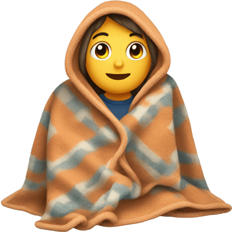 Cozy blanket emoji