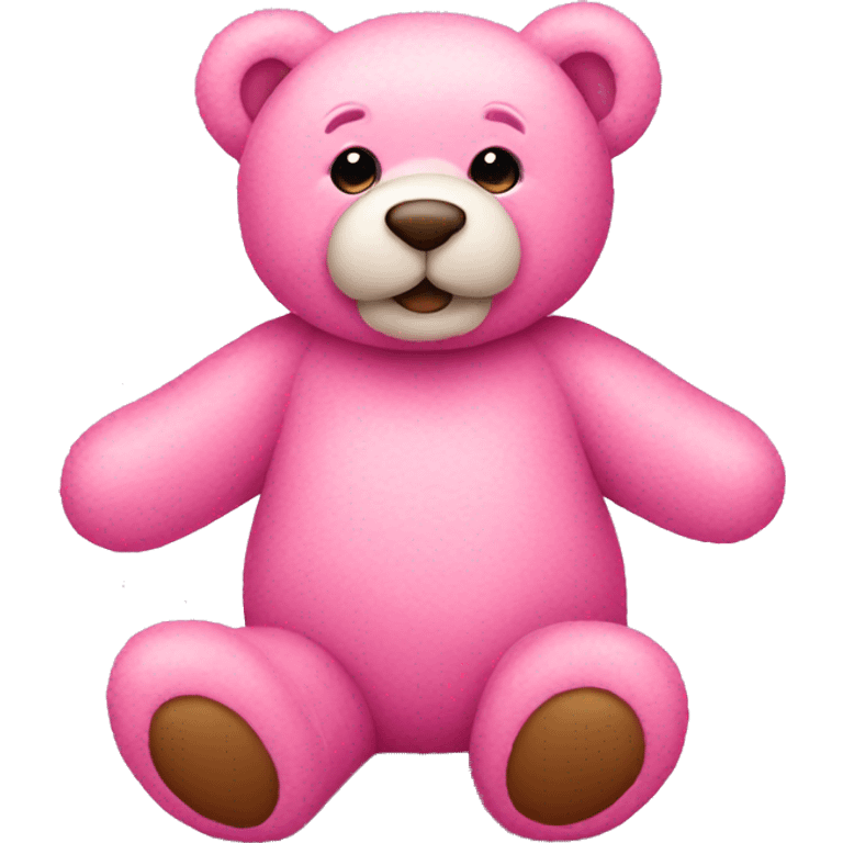 pink teddy bear emoji